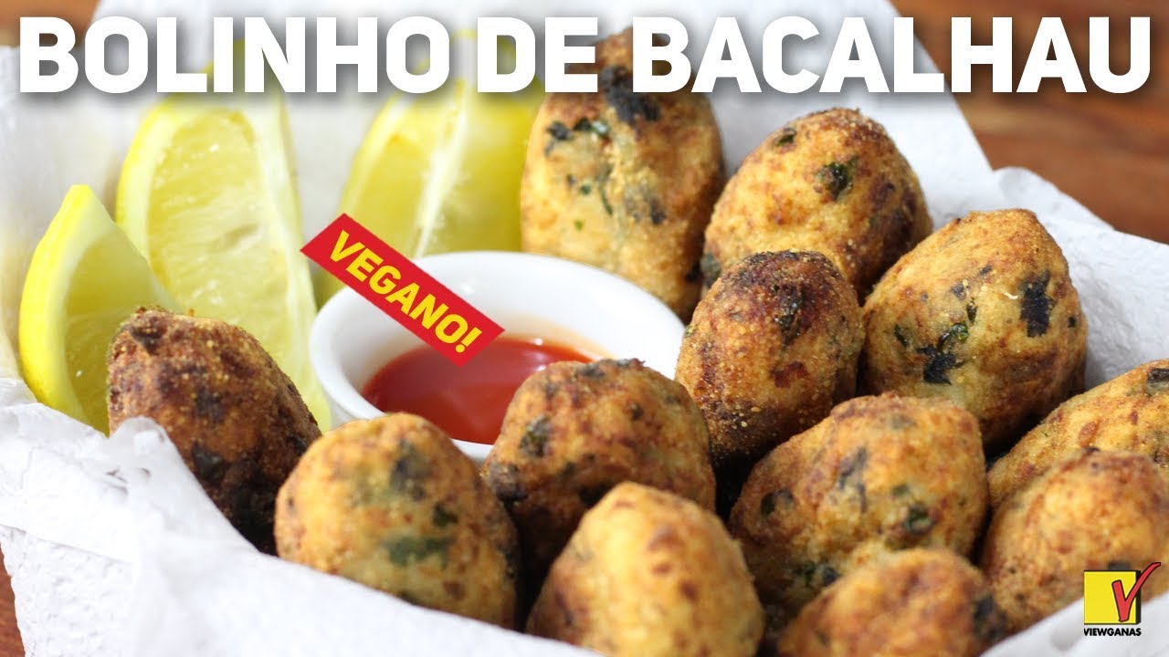 BOLINHO DE BACALHAU VEGANO | BOTECANDO VEGANAMENTE | VIEWGANAS