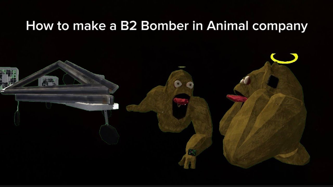 How to make a B2 Bomber in Animal company #animalcompanyvr #animalcompany #creatorcollective #vr 