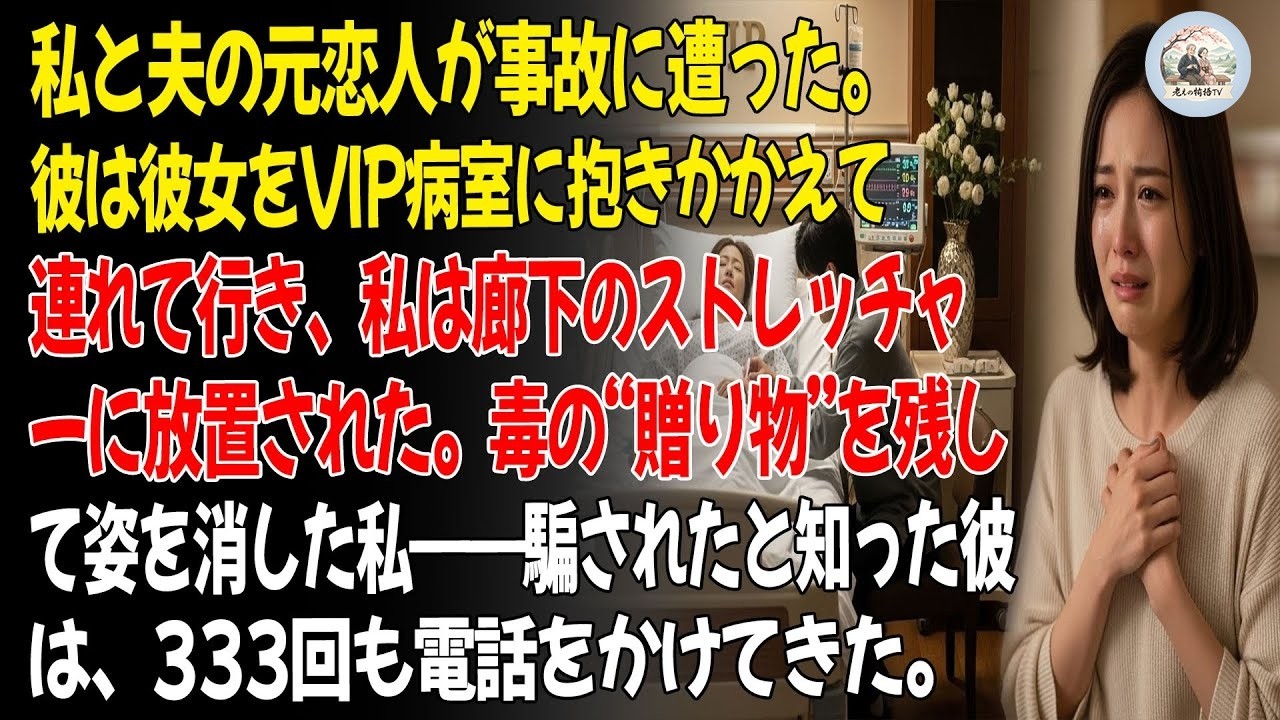 💕事故の夜、夫は血まみれの妻を捨て愛人をVIP病室へ運んだ😡   ㅣ黄昏恋ㅣ老後の物語ㅣ再婚