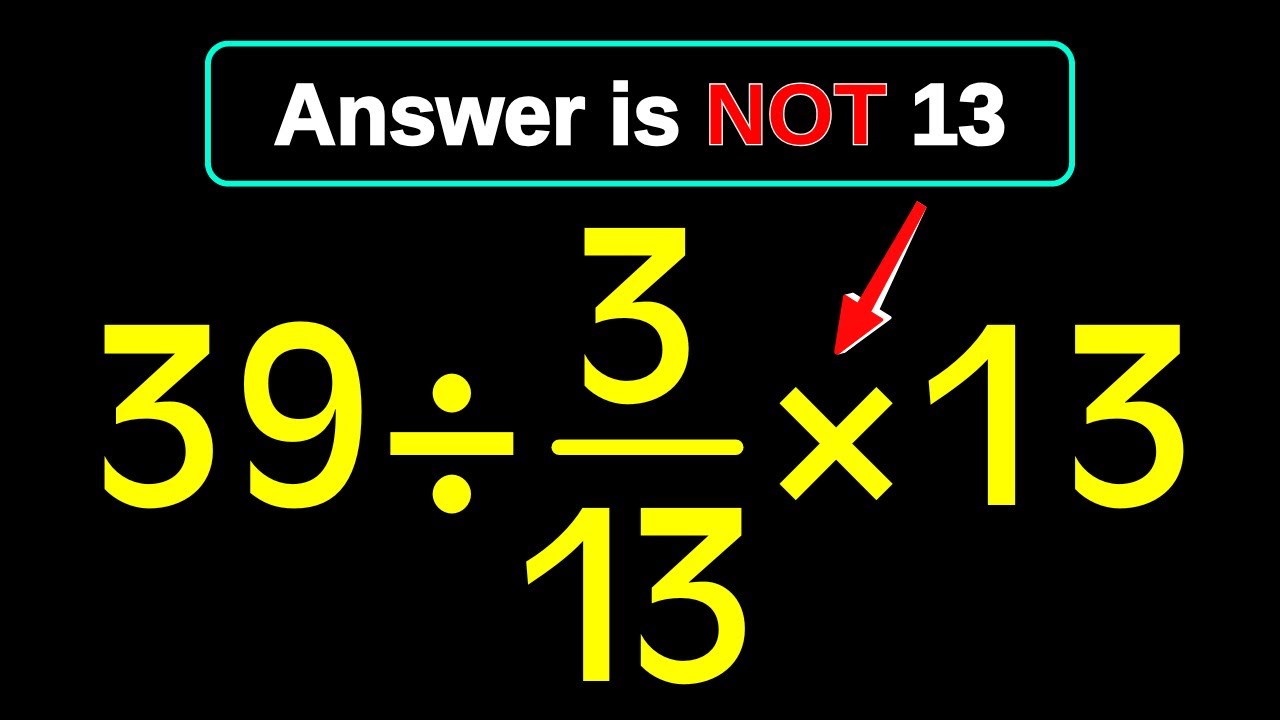 This Simple Math Question Stumps Everyone!