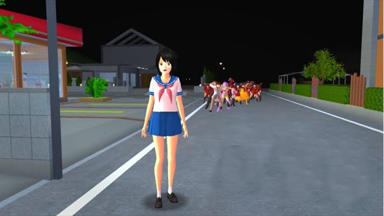 女子高生がゾンビになって追いかけてきた【サクラスクールシミュレーター】