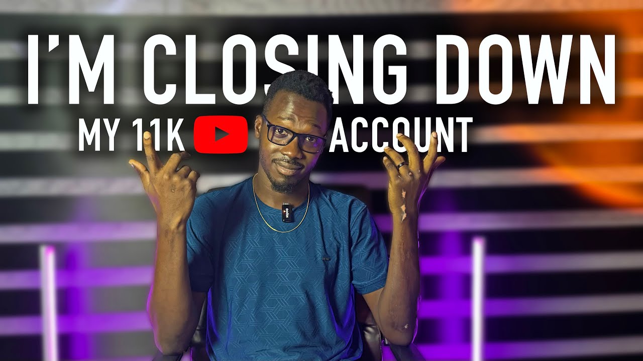 I am DELETING my 11K account | No more videos | FORGIVE ME |