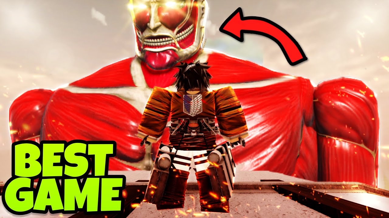 Наконец-то играю в ЛУЧШУЮ игру Roblox Attack On Titan!
