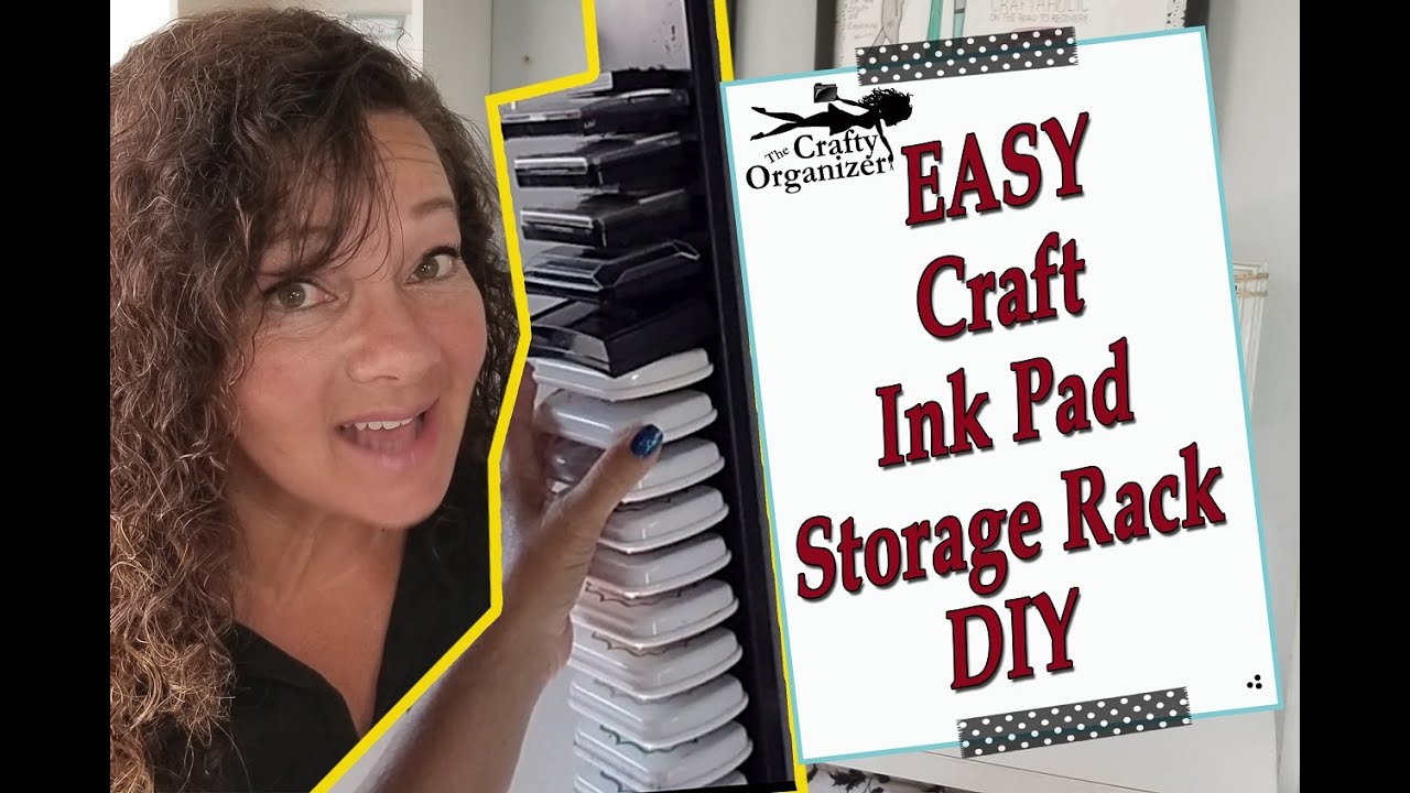 EASY Craft Ink Pad Storage Rack DIY
