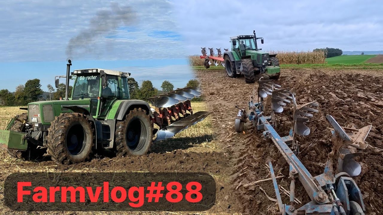 Farmvlog#88 Mit zwei Pflügen auf einem Acker / Fendt Favorit 824 | Febdt Farmer 311c