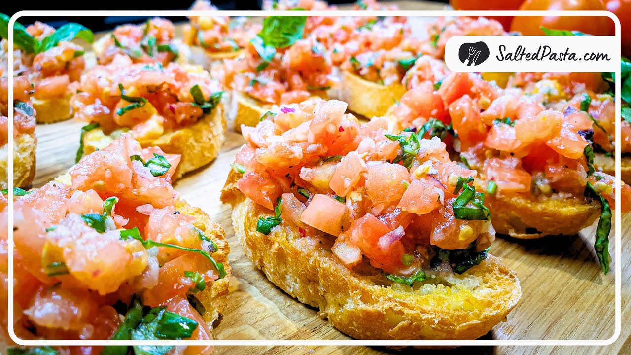 Bruschetta - klasyczny włoski przepis na przekąskę w 15 minut!