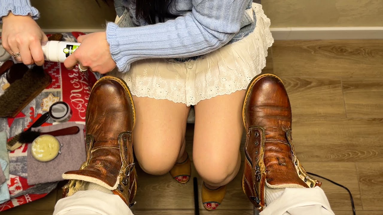 Mirror Shine Magic | Relaxing Shoe Polish ASMR by Linda