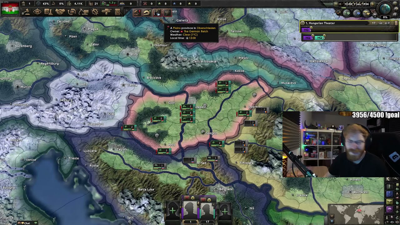 TommyKay Plays Hungary in HOI4 TommyKay Multiplayer (Operation Phoenix)