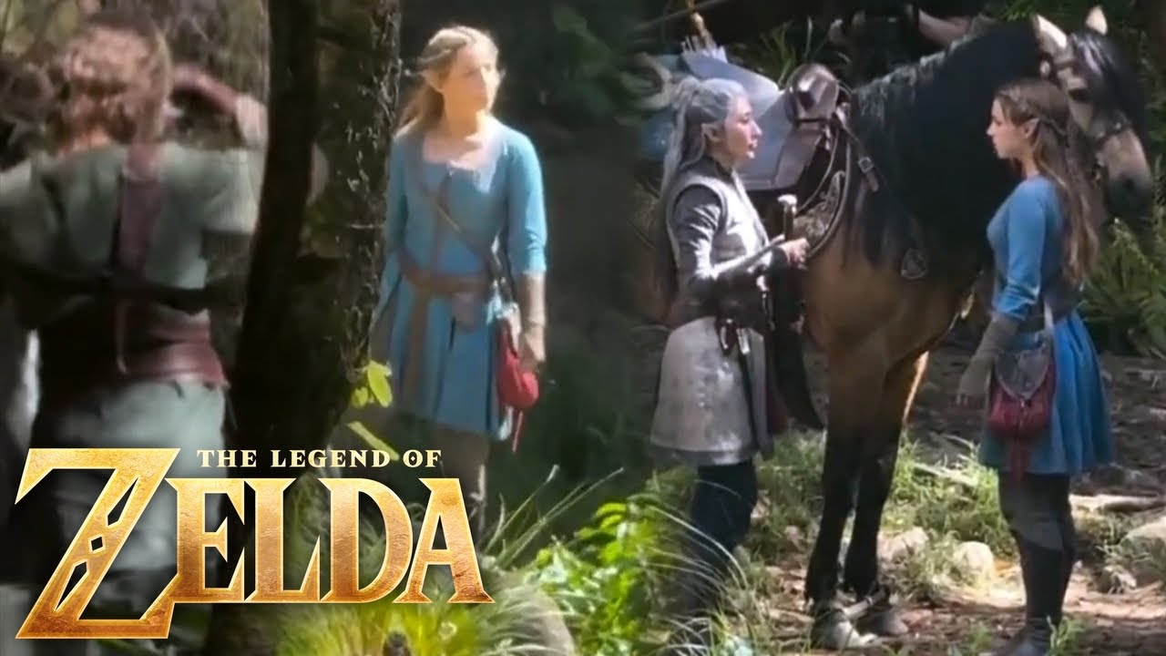 ZELDA MOVIE SET LEAKS! (Link, Zelda, Impa, & more!)