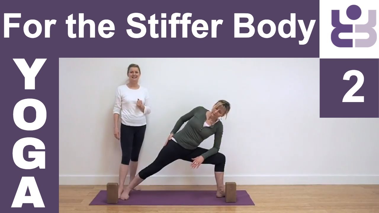 Yoga for the Stiffer Body. Set 2. Utthita Parsvakonasana, Iyengar Yoga for Beginners