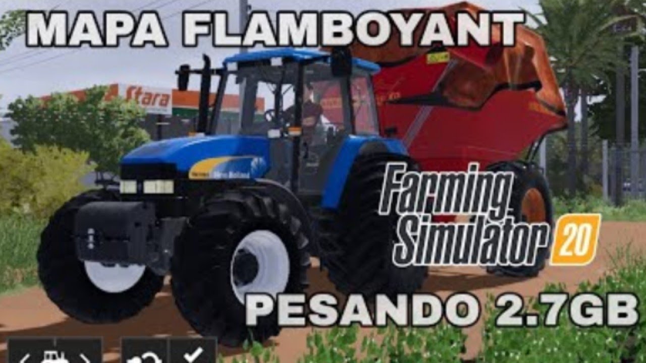 🔴saiuu! FS20 mapa flamboyant com muitos mods brasileiro qualificado pesando 2.7GB