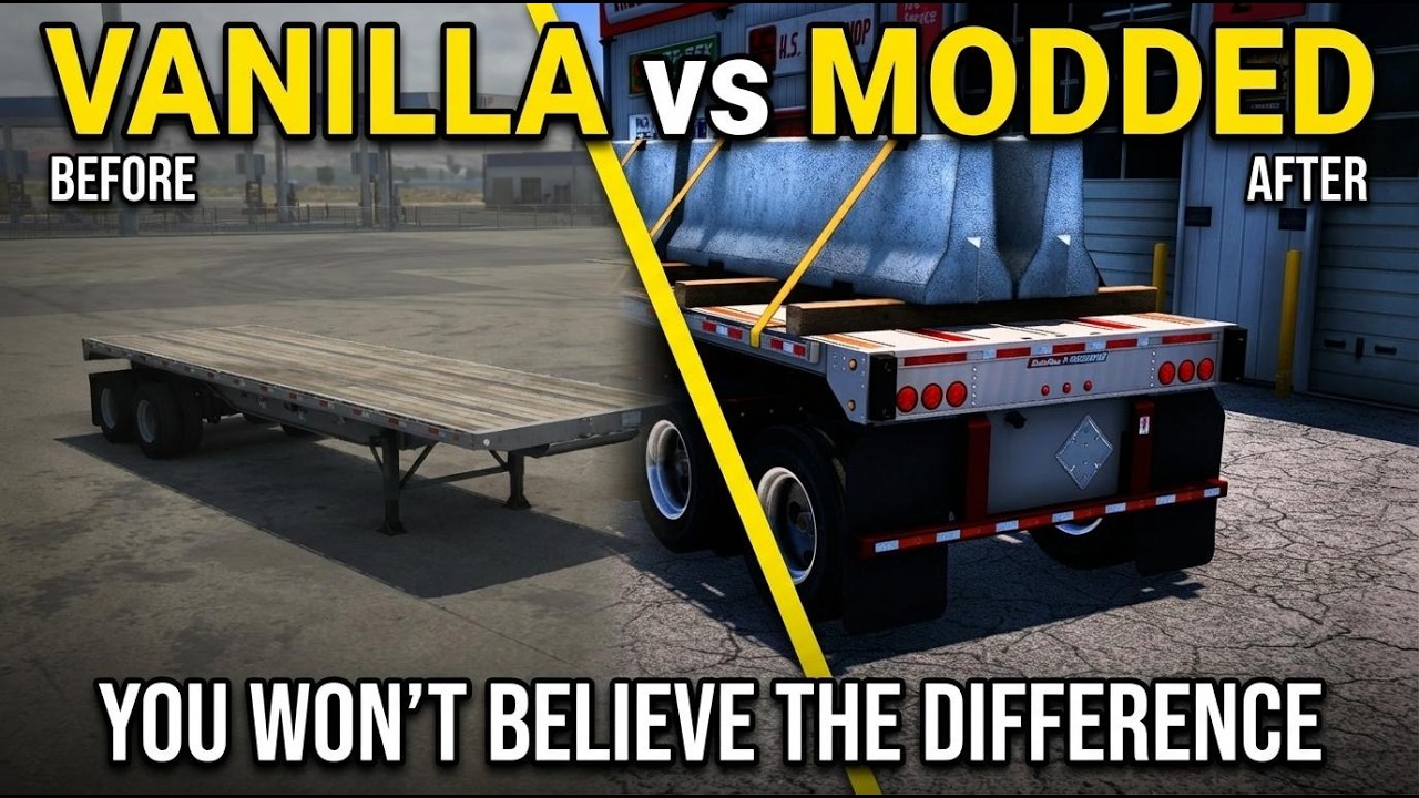 Самый детализированный бортовой прицеп для ATS? 🚛 &mdash; 850 Modding Freedom LT