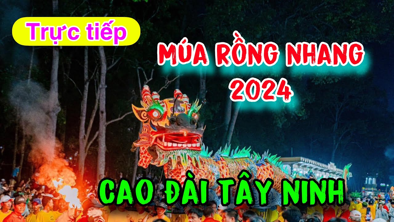 Trực tiếp / múa rồng nhang Đại Lễ Đức Chí Tôn 2024