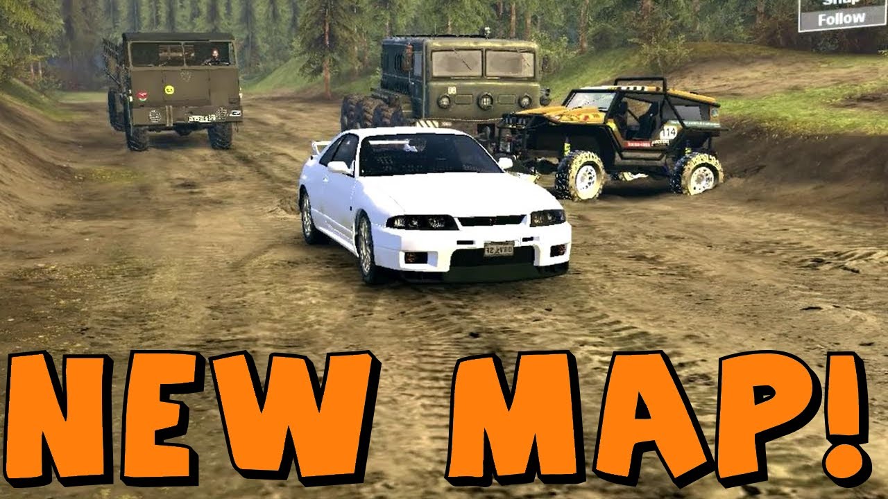 SpinTires | Новая карта [ChocoMap] Первое исследование и новые транспортные средства!