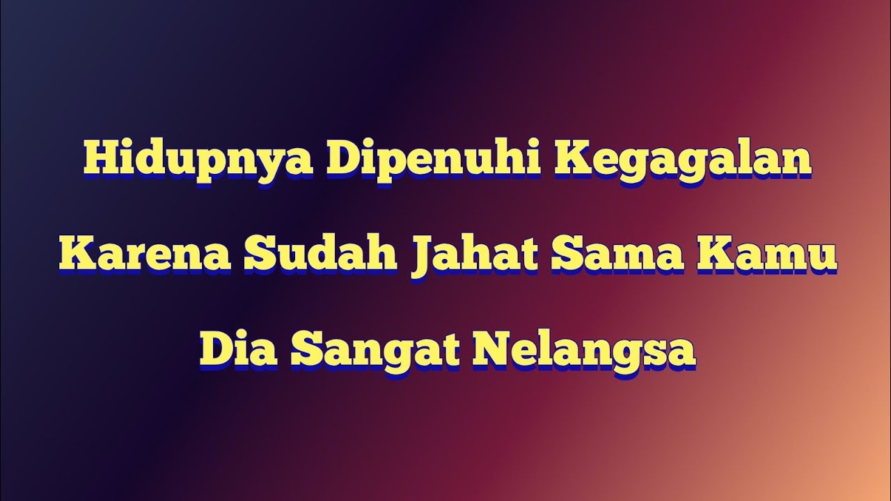 🖤 Dia Putus Asa‼️Dia Sakit-sakitan. Dia Kehilangan Arah Tujuan Hidup. Dia Dapat KARMA BURUK 🖤 |TAROT