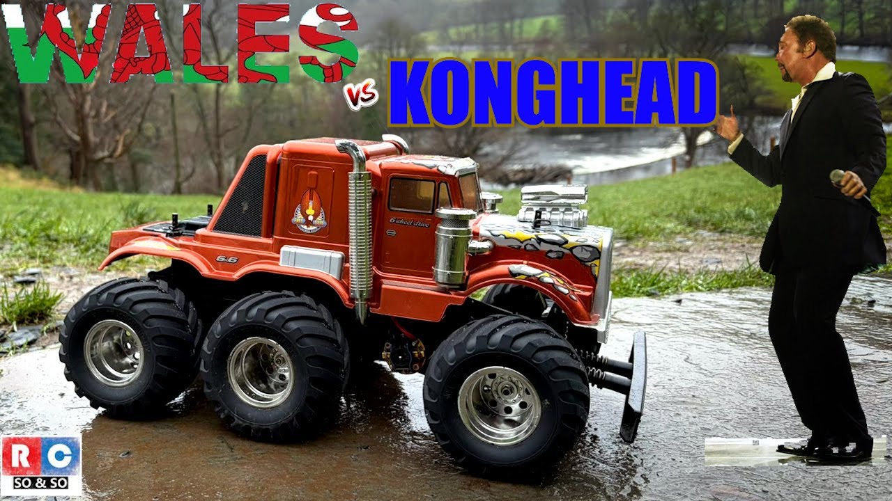 Tamiya Konghead vs Wales | Can 6x6 Tamiya RC take on the Wet Welsh Hills?