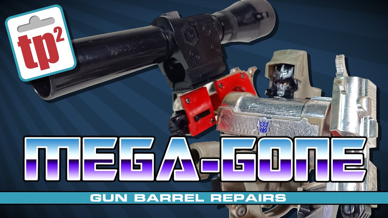 Vintage Transformers Mega-Gone (Megatron) Gun barrel repair - Toy Polloi Two
