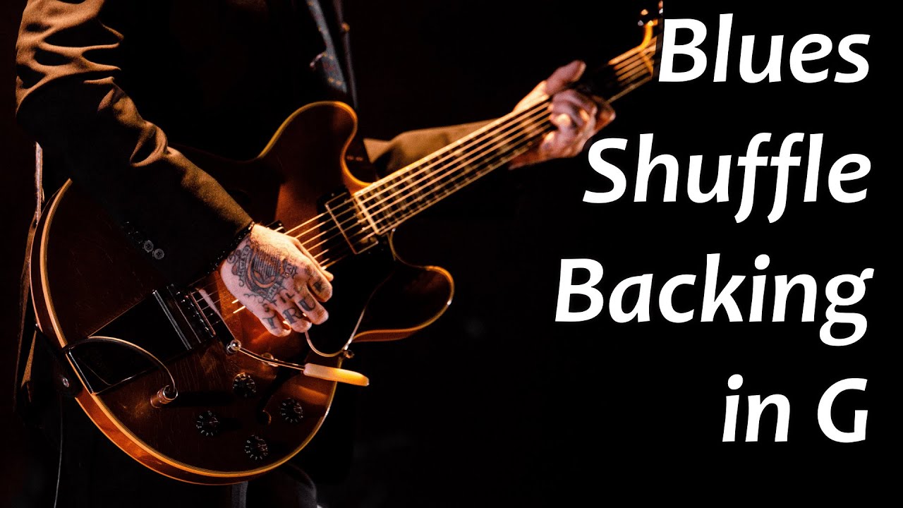 Blues Shuffle Backing Track in G