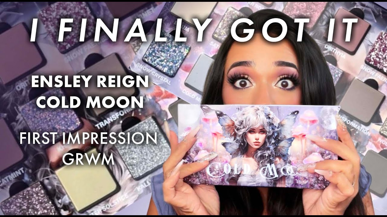 ENSLEY REIGN COLD MOON PALETTE | First Impression & Demo 🧚🍄✨