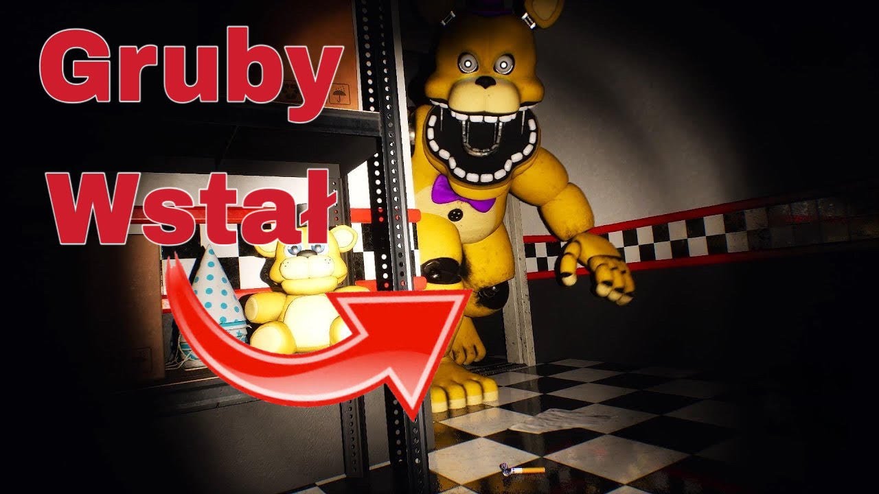 Gruby chcę mnie zjeść😮!!! |Those Nights at Fredbear's|