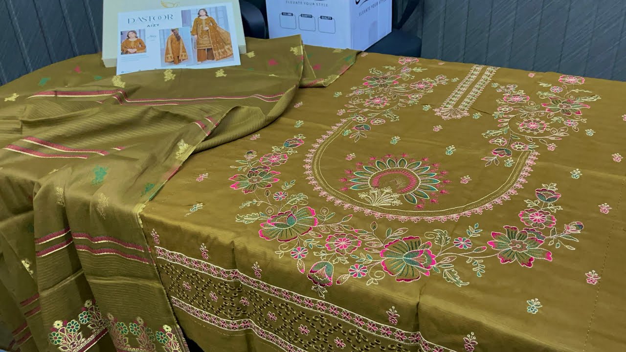 Aizy New Volume Dastoor | Lexury Lanw Embroiderd With Fancy Jacquard Lawn Duppata 
