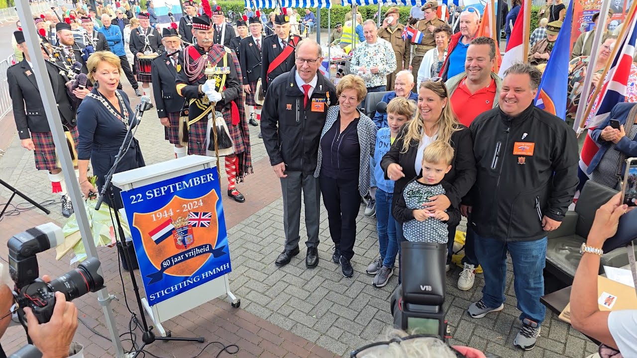 Koninklijke Onderscheiding voor Harrie Raaijmakers tijdens Liberation Task Force l Mierlo-Hout