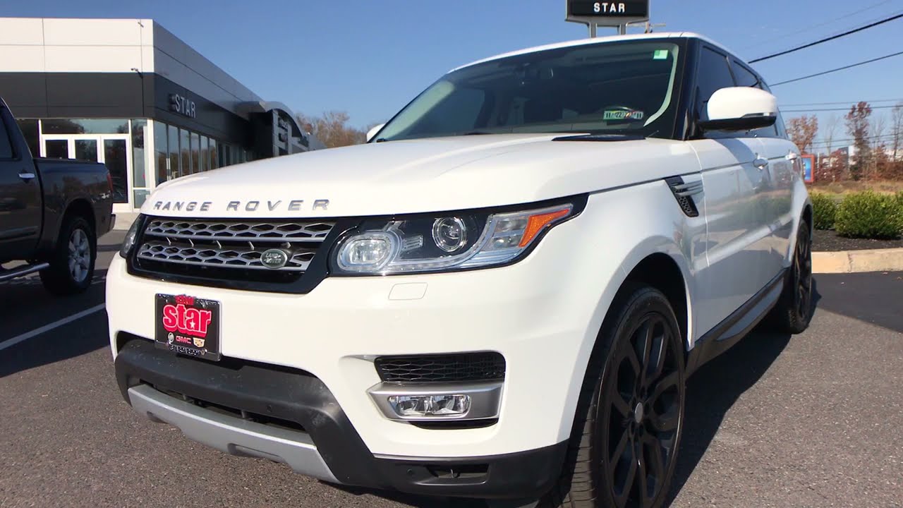 2015 Land Rover Range Rover Sport 3.0L V6 Supercharged HSE White 3.0L V6 8-Speed Automatic 4D SUV