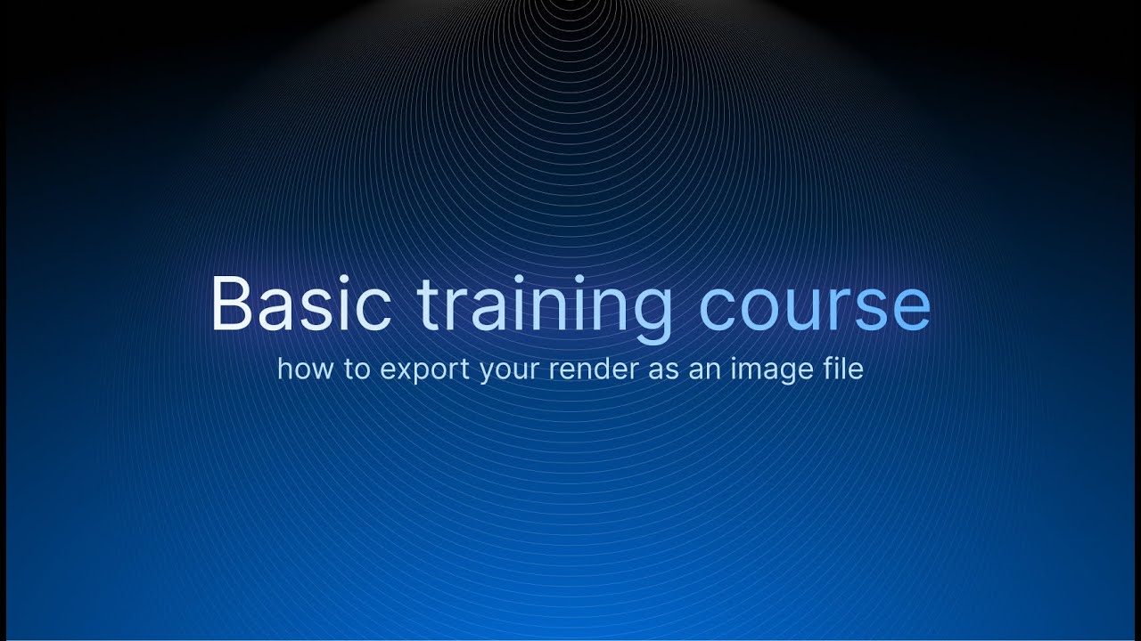 Basic Course. Module 1. Export .jpg