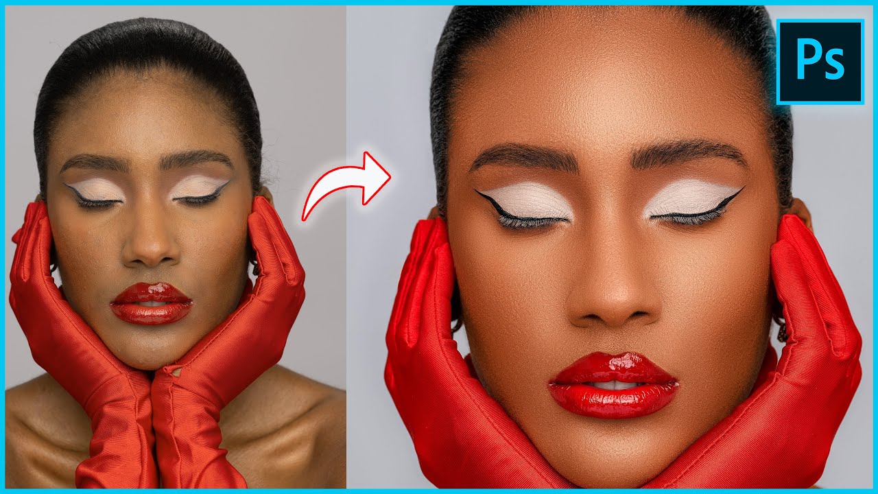 FOR BEGINNERS: Simple High-End Skin Retouching Using Frequency Separation