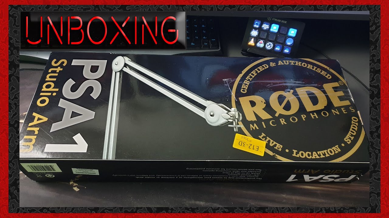 Unboxing + Aufbau! Mikrofonarm Rode PSA1