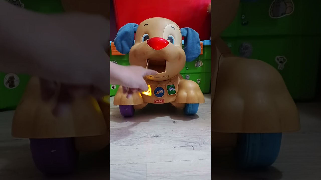 Fisher price laugh and learn stride-to-ride puppy (spanish,learning mode)