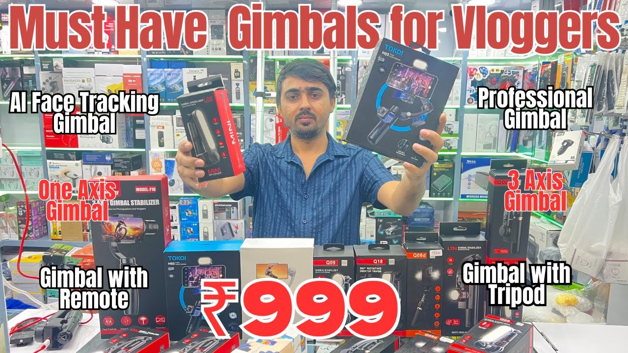 Top 10 Gimbals from ₹999 to Pro AI Tracking | Best Gimbal Review India 2025