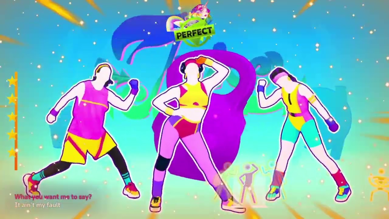 Playing the new Just Dance 2025 Fitness Music Pack