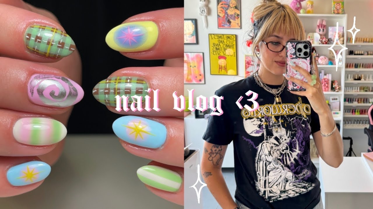 Doing Nails & Going to a Sweetie Nail Supply Pop Up! ⭐️