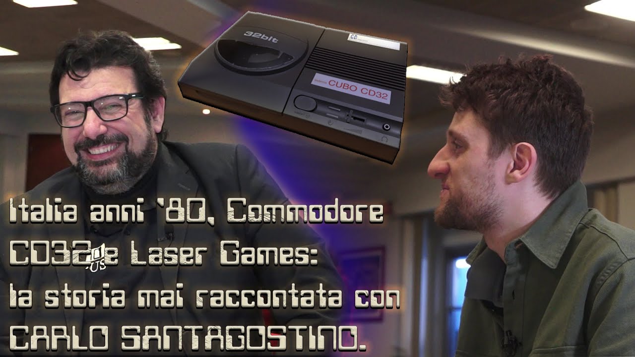 Italia anni ’80, Commodore CD32 e LaserQuiz: la storia mai raccontata con CARLO SANTAGOSTINO.