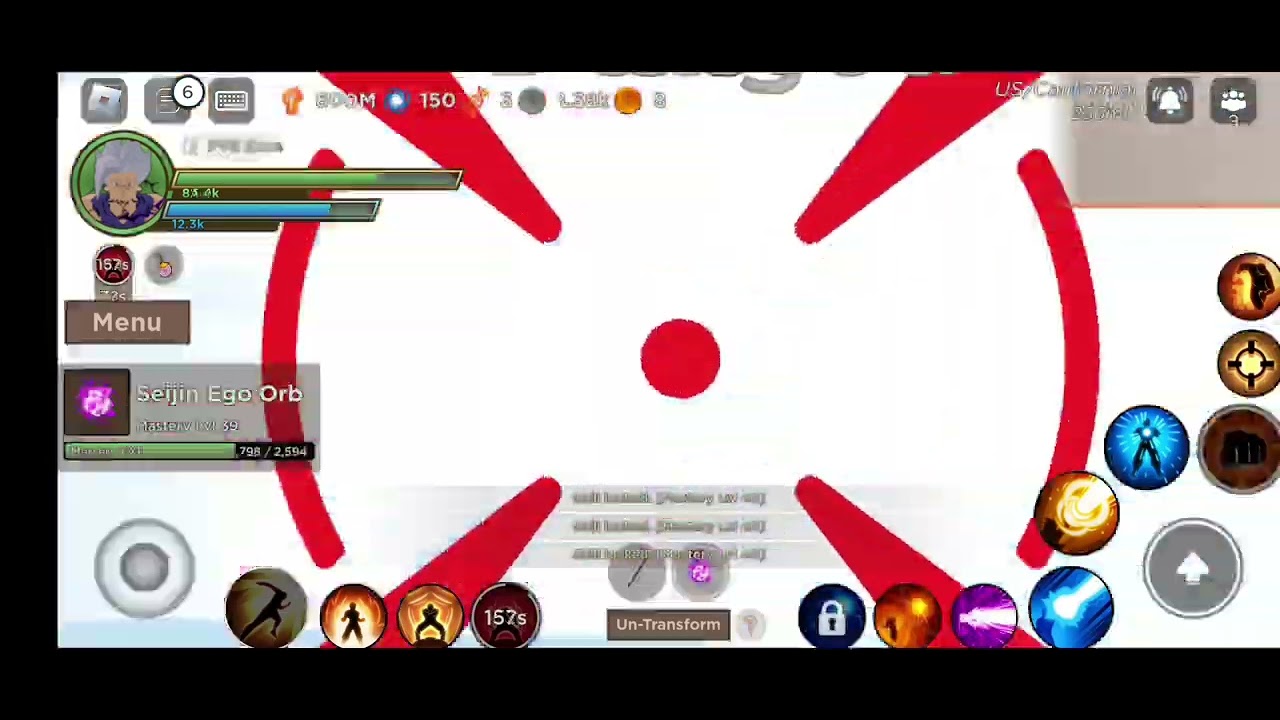 Day 1 Grinding Ultra ego Dragon Blox