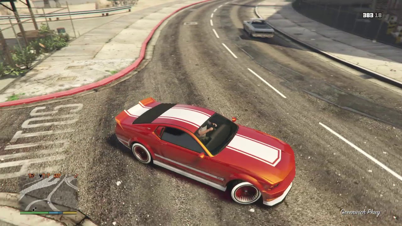 GTA 5 Vapid Dominator (Ford Mustang GT) Car Customization and Gameplay