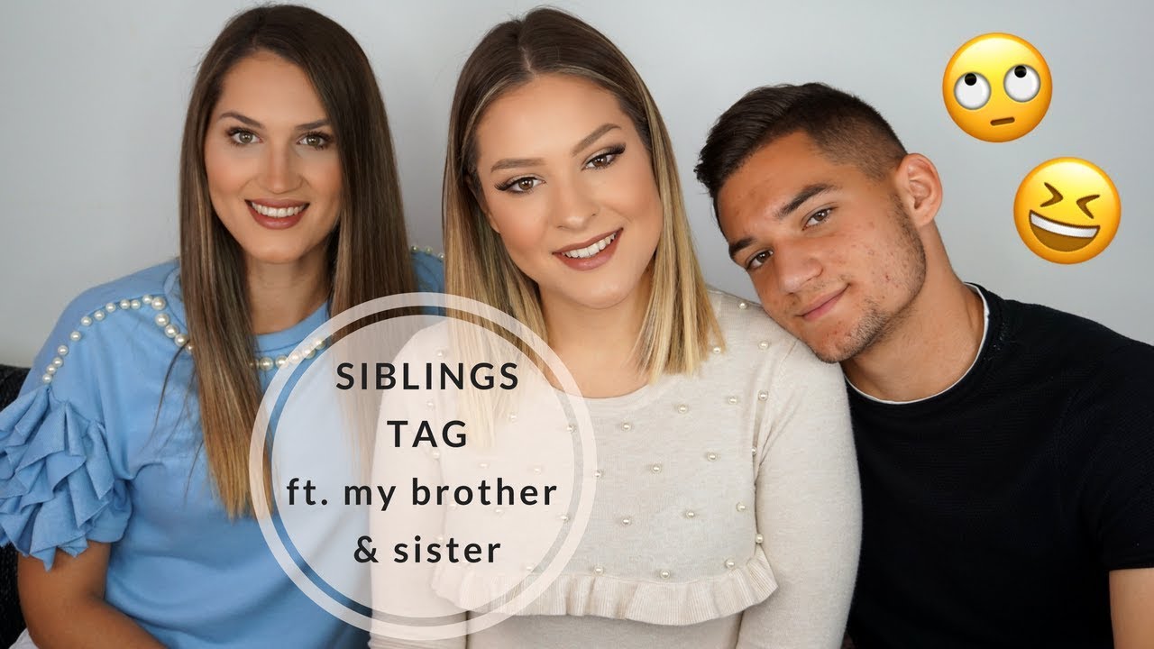 SIBLINGS TAG FT. MY BROTHER & SISTER | KatjaSpanka