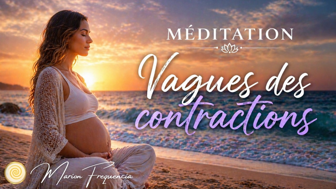 💗 Méditation Les contractions comme des vagues Naissance physiologique HYPNONAISSANCE