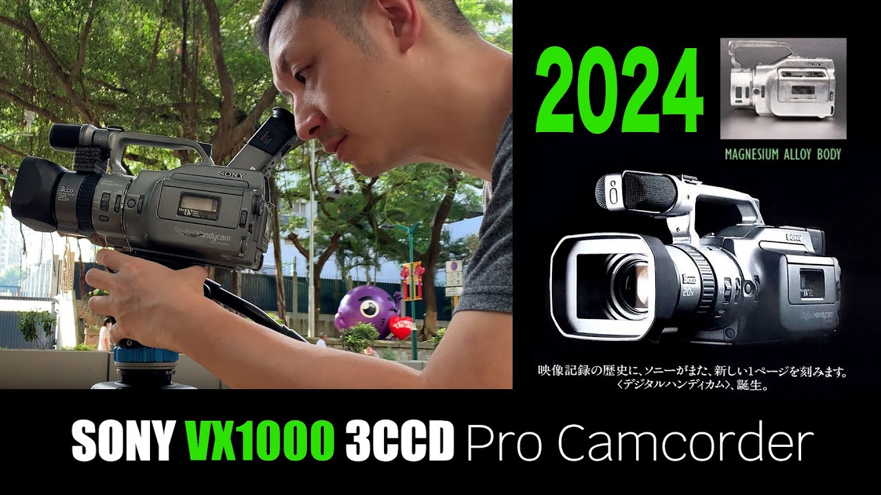 Sony 3CCD VX1000 in 2024 | DV download | 1995 Handycam | Vintage Camcorder