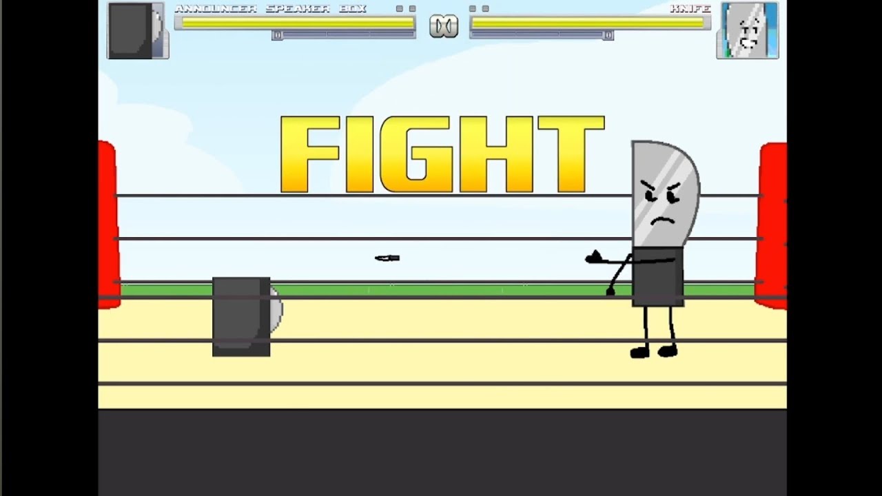 Announcer vs. Knife | BFDI x Inanimate Insanity 2026 M.U.G.E.N Tournament | R1B6