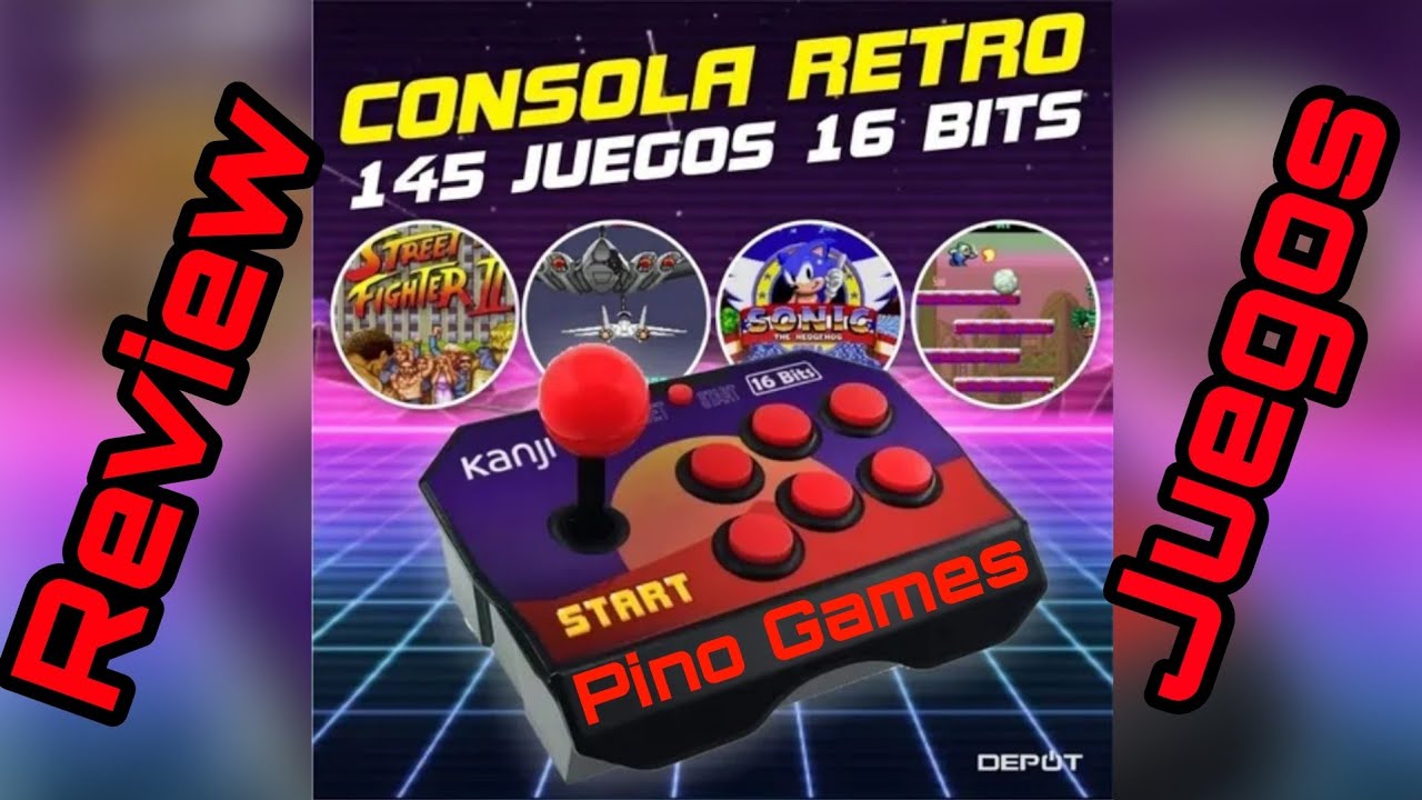 CONSOLA RETRO 145 JUEGOS KANJI - REVIEW UNBOXING ANALISIS