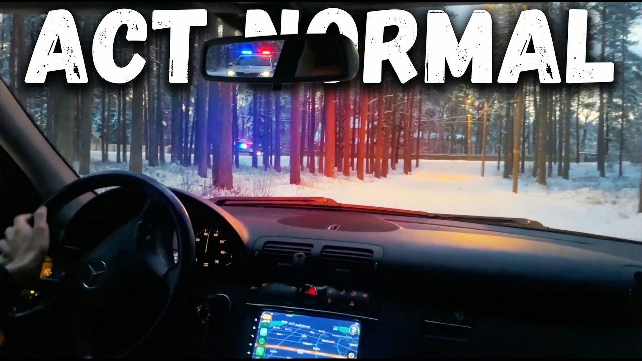 RWD Mercedes Discovers Snow (Police!)