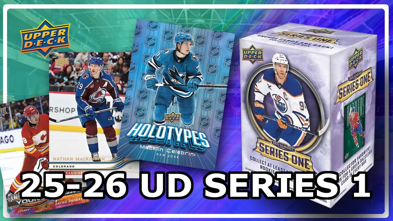 Отмечаем Олимпийские игры, открывая розничный набор бластеров Upper Deck Series 1 2025-2026 годов!