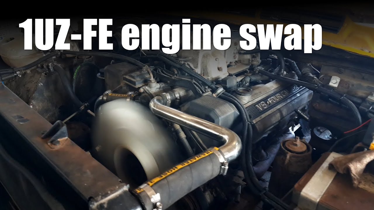 1UZ-FE conversion on Range Rover Classic