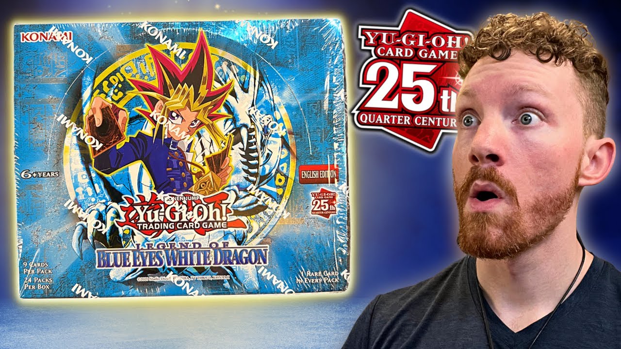 The Most NOSTALGIC Yugioh 25th Anniversary Legend of Blue Eyes White Dragon Opening! (INSANE Pulls)