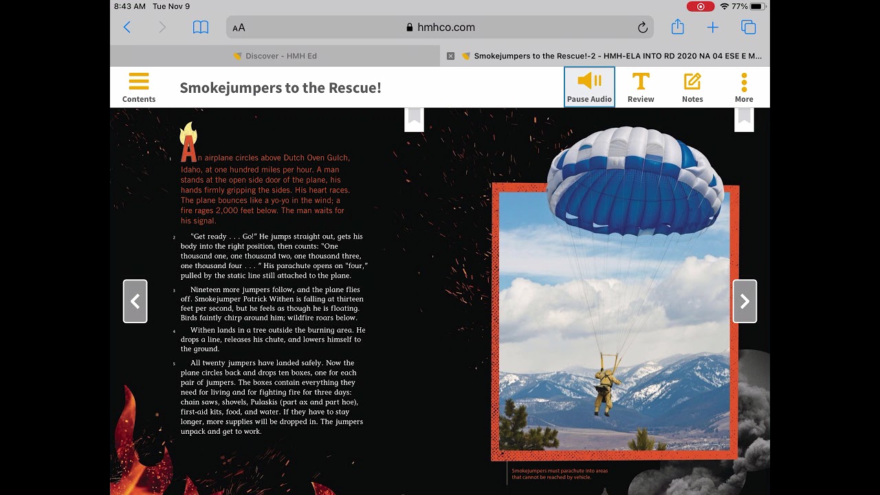 HMH Smokejumpers to the Rescue