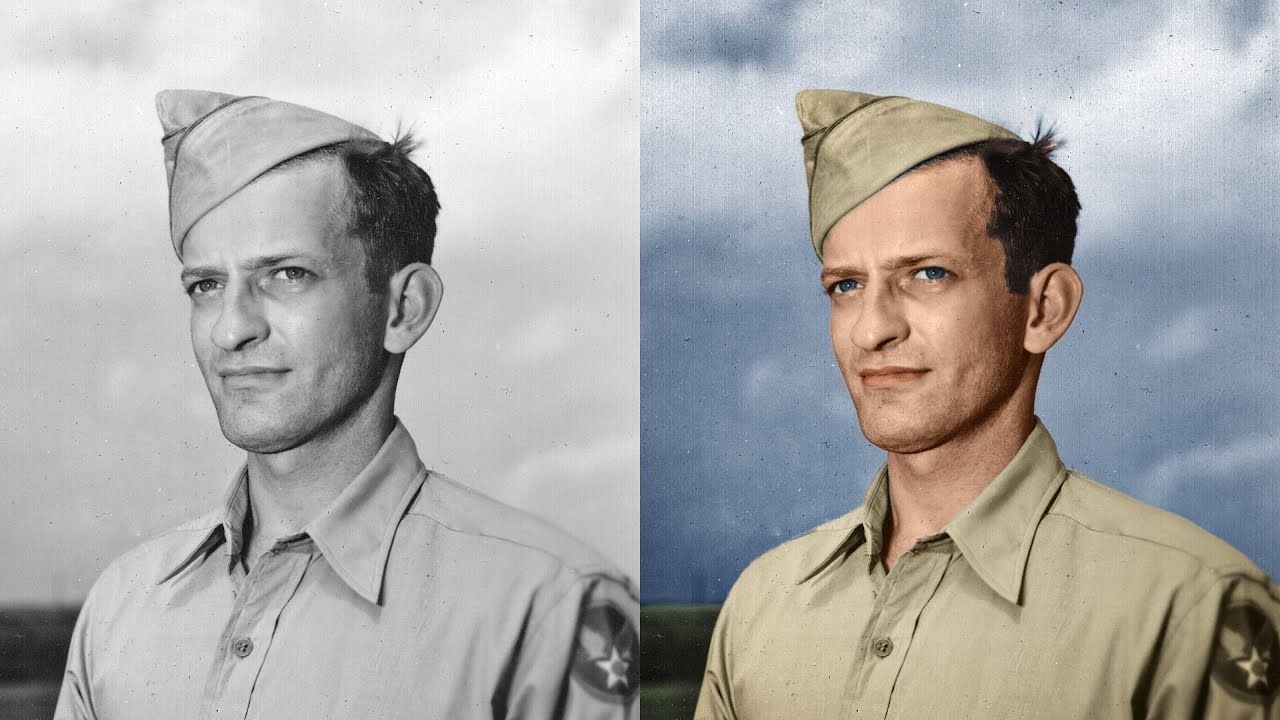 Как раскрасить черно-белую фотографию в Photoshop