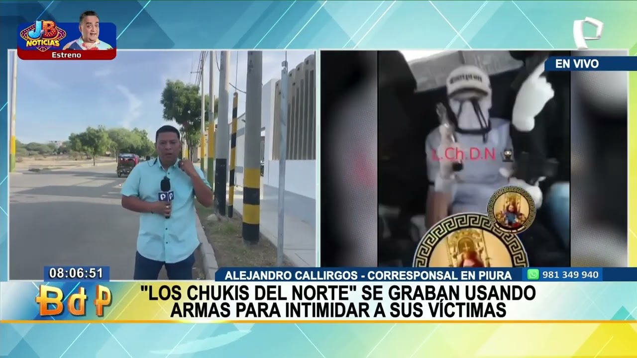 Piura: Banda “Los Chukis del Norte” se graban usando armas para amenazar a sus victimas