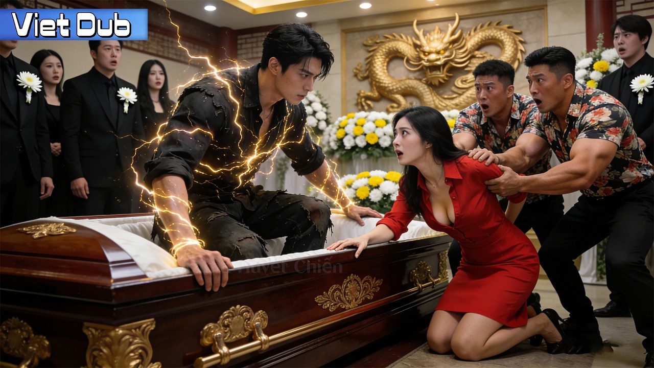 Ác bá ức hiếp vợ của Chiến Thần,kết quả hắn từ quan tài phục sinh,trong 3 giây vặn gãy cổ tên ác bá!